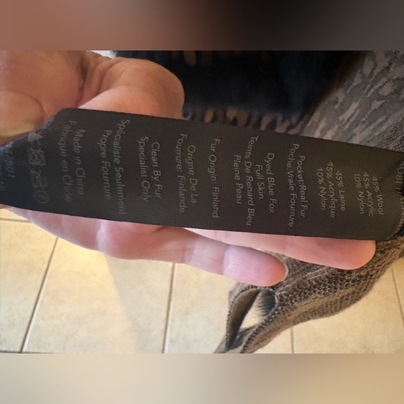 Kobi Halperin Brown Textured Knit Top, Furr SOFT fuzzy pockets - Picture 6 of 8